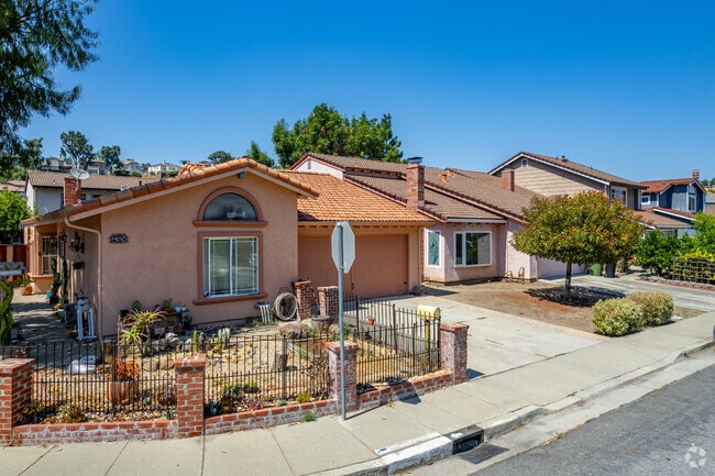 Spanish style homes are common in South San Jose.