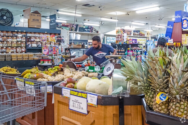 Residents of McSwain can find fresh produce at Valley Foods Supermarket.