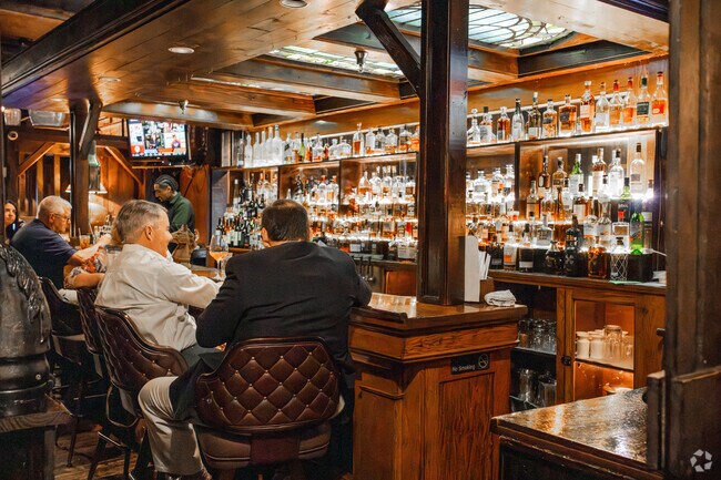 Stables Steakhouse offers a fine dining experience with a beautiful bar as well.