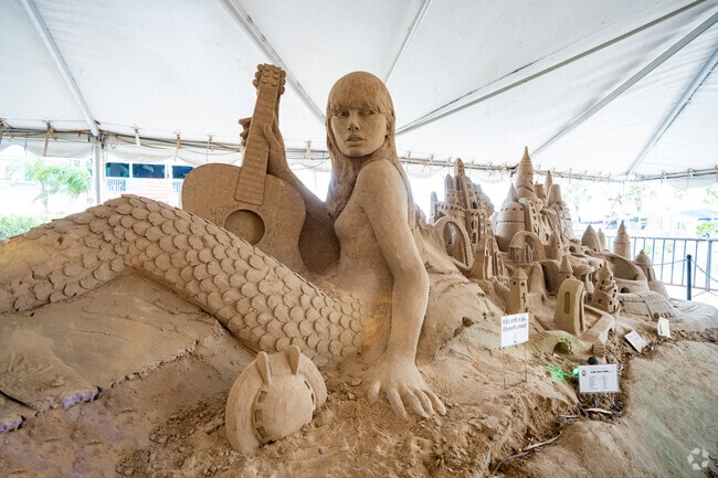 Sandcastle Days is a free, family-friendly event showcasing masterpieces sculptured from sand in South Padre Island.