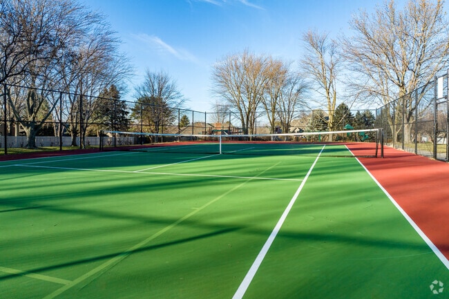 Bryn Mawr locals appreciate Linden Park’s exclusive tennis court for active recreation.