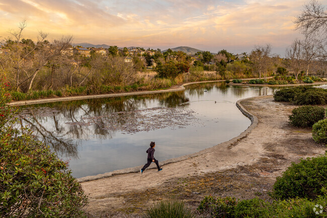 Eastlake Pond is a quiet place to enjoy nature and lovely sunsets.