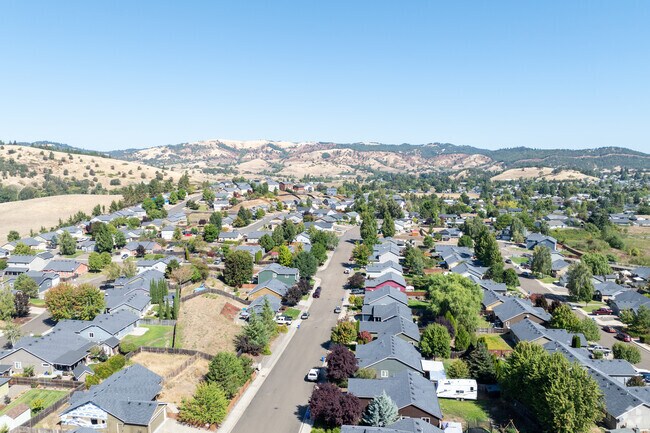 Green is a small community tucked away below the mountains.