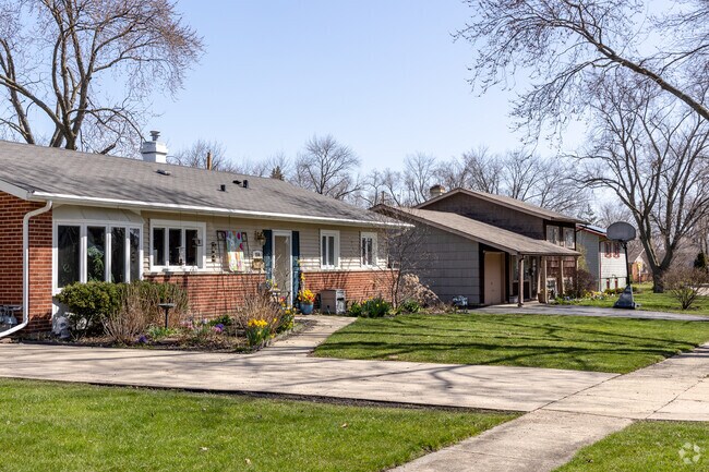 Ranch-styles, split-levels, and Colonial Revivals are a few home styles in Hoffman Estates.