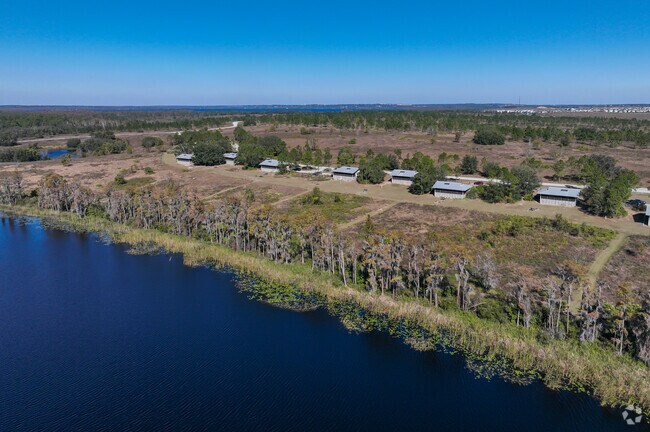 Lake Louisa State Park, in Clermont, has cabins for rent and miles of trails.