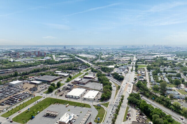 Orangeville is about 3 miles northeast from the Canton waterfront.