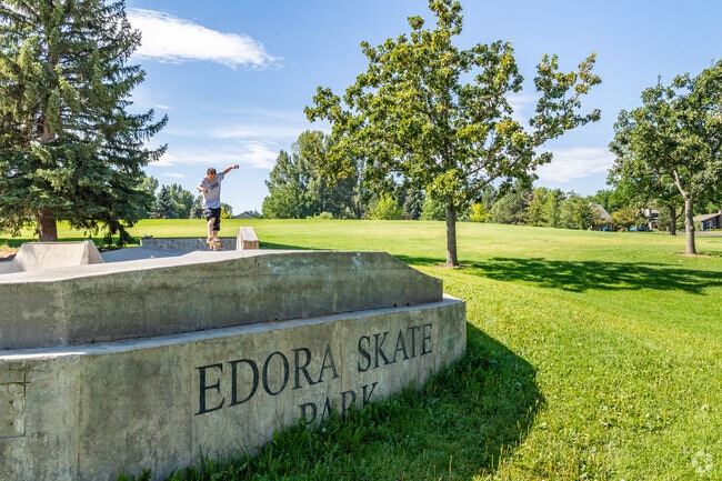 Edora Park has a fantastic skate park.