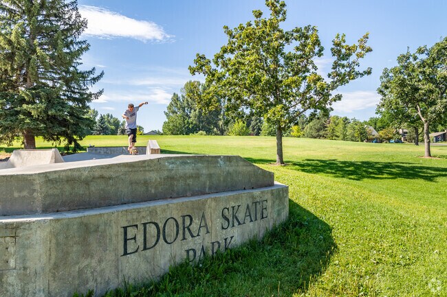 Edora Park has a fantastic skate park.