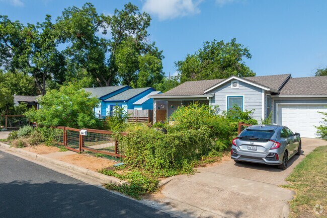 Skyview features charming bungalows with unique architectural details.