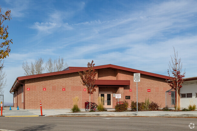 Mary McPherson Elementary northwest drop off entrance.