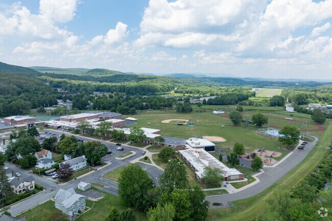 Ellenville Elementary School shares the same campus with the Middle and High School.