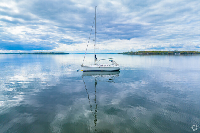Sailors will love the serene waters of Northport Harbor in Centerport.