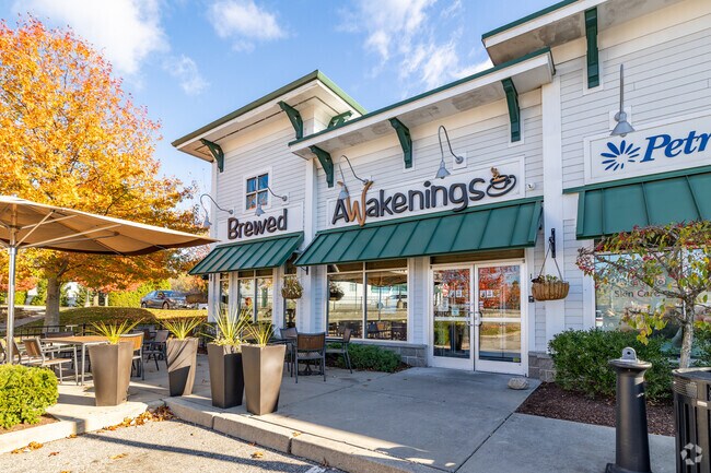 Brewed awakenings is a coffee shop on the western edge of the Hartford Avenue neighborhood.