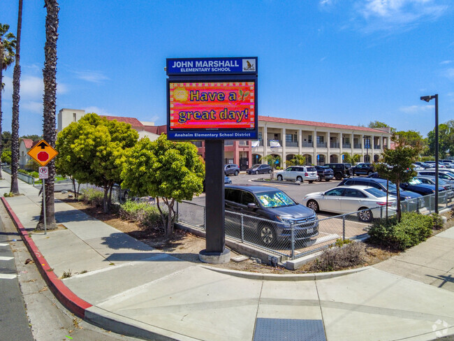 John Marshall is a school in West Anaheim.
