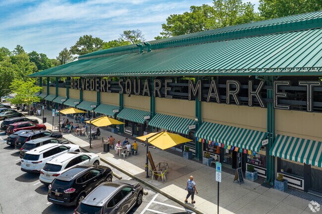 Belvedere Square Market near Rosebank offers several dining and retail options.