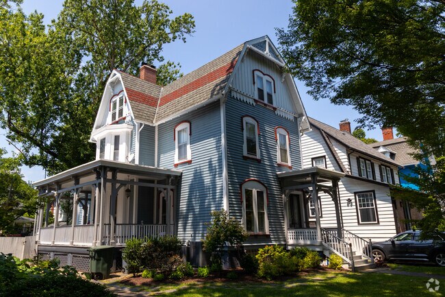 Historic Victorian and Tudor-style homes add character to South Orange Village.