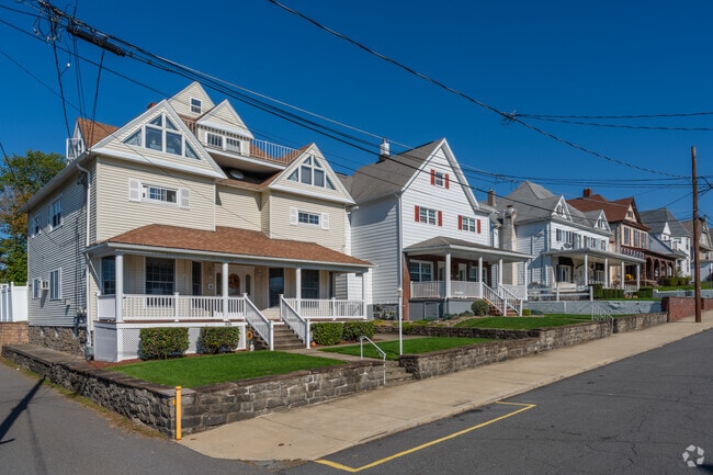 Farmhouse duplexes allow for a close-knit community in Dunmore.