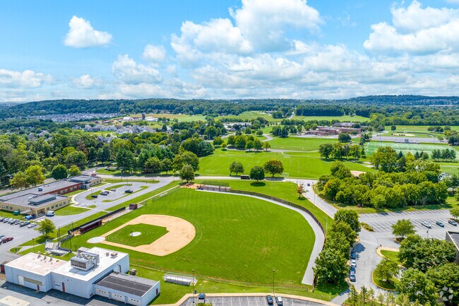 Hempfield High School plays local baseball teams.