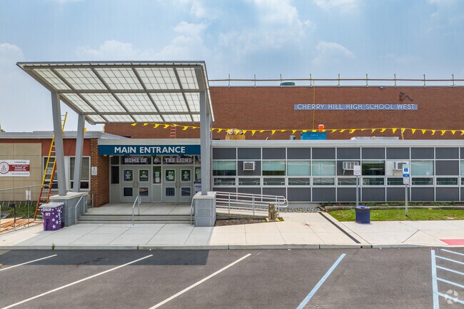 Cherry Hill High School West ranks high in college prep, scoring an A- from niche.com.