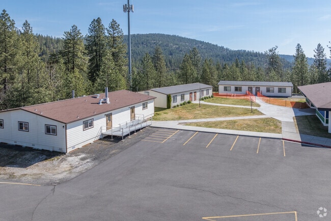 Lakeside High School has several portable classrooms for its students.