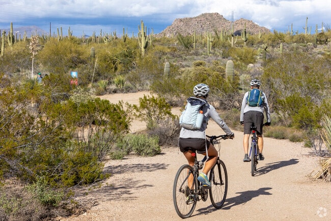 Valley residents near and far come to Browns Ranch Trailhead in Pinnacle Peak to hike and bike.