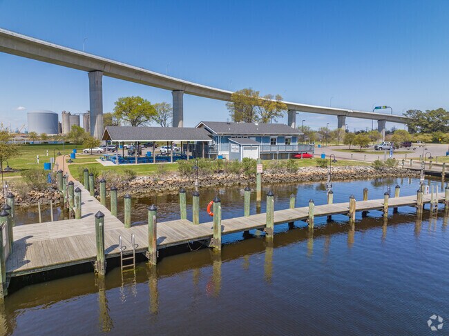 The park already had multiple parking areas, a double wide boat ramp with docks, and a large picnic shelter.
