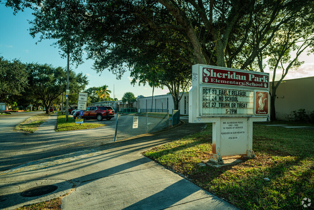Sheridan Park is where bright minds blossom and nurture in the Driftwood Acres neighborhood.
