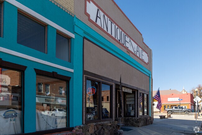 Antique Avenue spans four building, offering a diverse shopping experience.
