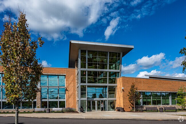 The park's Recreation Center is a mainstay for community exercise.