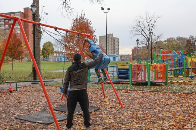 Swing by for some fun at Coytemore Lea Park in Edgeworth.