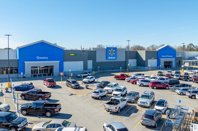 Walmart is one of the big box options with a location in Milan.