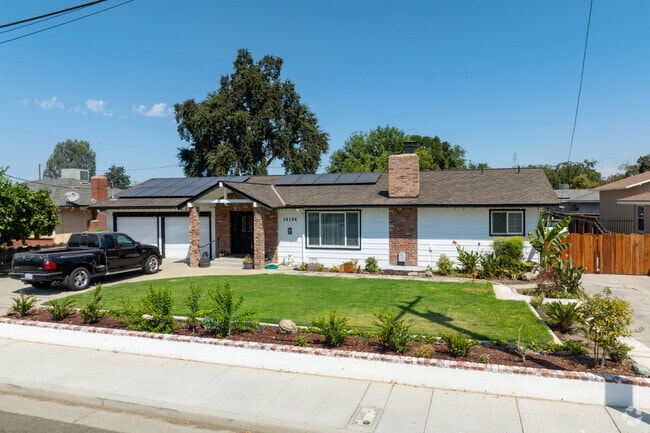 Ranch-style homes are common across Armona’s quiet streets.