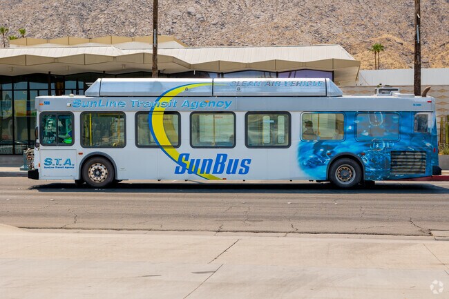 Explore Old Las Palmas and Downtown Palm Springs on the SunBus.