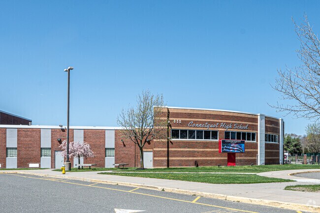 Connetquot public high school serves students from the 9th–12th grades in Bohemia.
