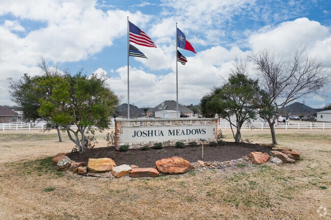 Joshua Meadows is a recent new construction neighborhood in Joshua, TX.