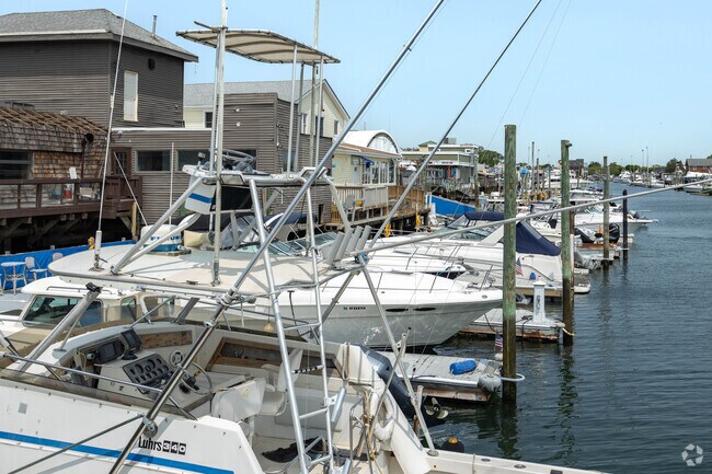 Residents of Freeport go out for an adventure or just a meal by boat instead of by car.