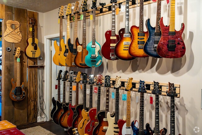 Lay's Guitar in Kenmore makes custom guitars for many of their customers.