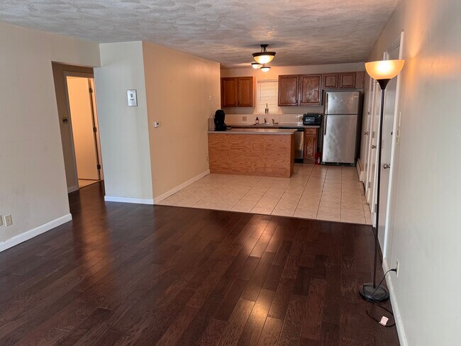 Dining, counter and kitchen