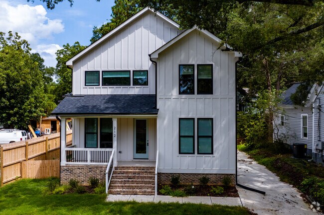 Mature trees line the streets and provide shade for homes in East Durham.