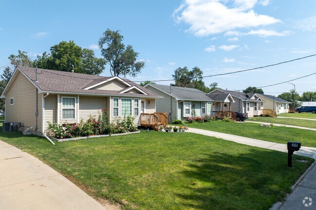 Chesterfield streets are lined with charming ranch-style homes and mature trees.