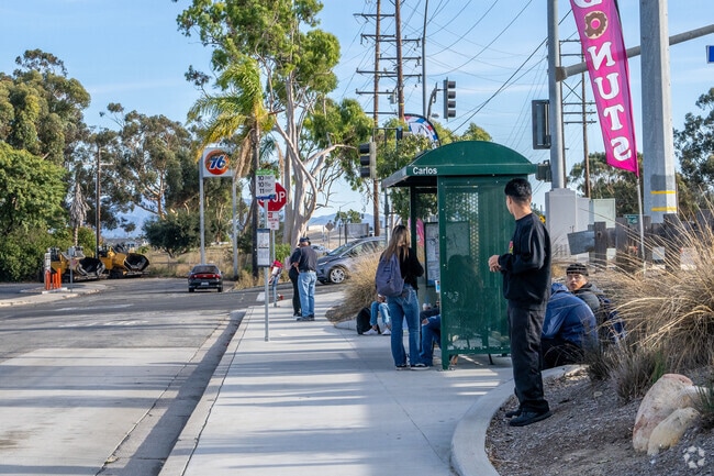There are many bustling bus stops throughout the Saticoy area of Ventura.