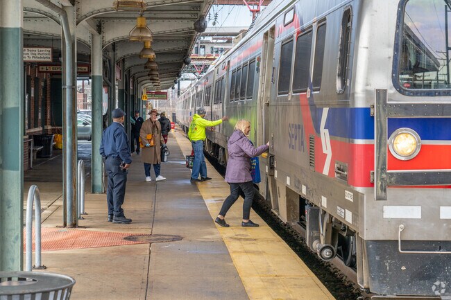 The Norristown Transportation Center is a hub for local public transit.