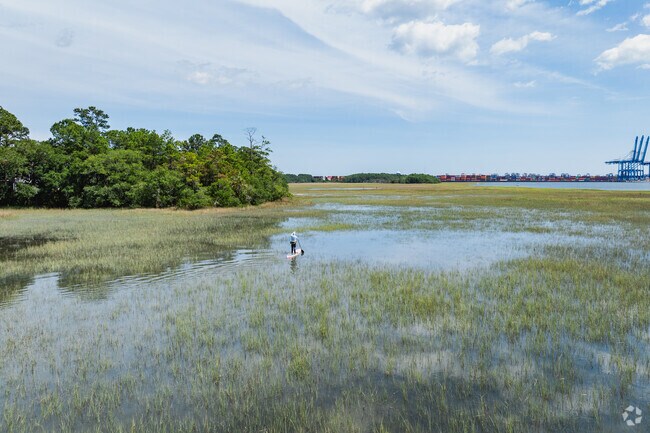 Belle Hall locals enjoy paddle boarding local creeks and rivers for fun in the sun.