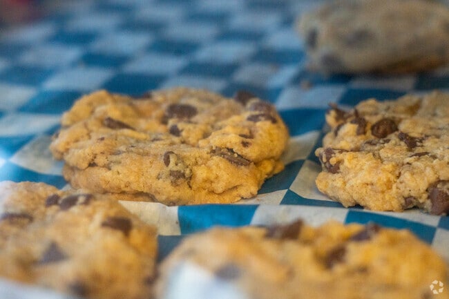 Ma and Pops in Oil City serves fresh baked cookies.