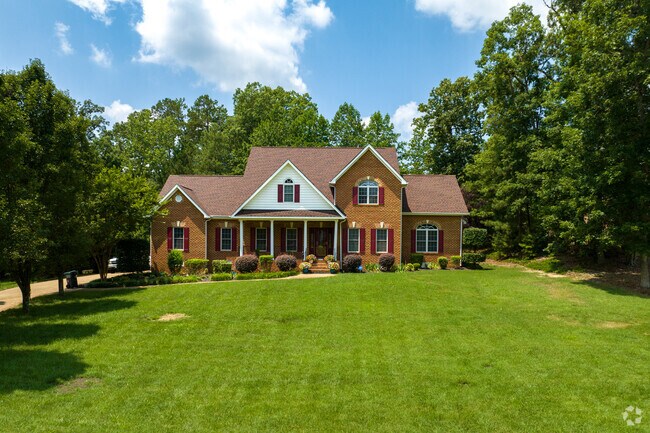 Homes in Centralia reside on lots with mature shade trees.