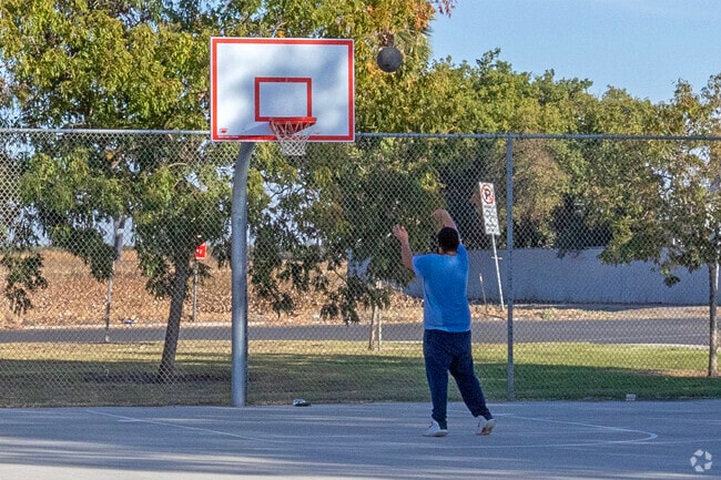 Play a game of basketball at O'Banion Park.