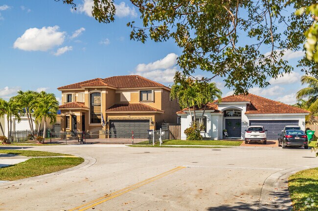 Spanish-revival style homes in Cutler Bay, FL, are excellent for large families.