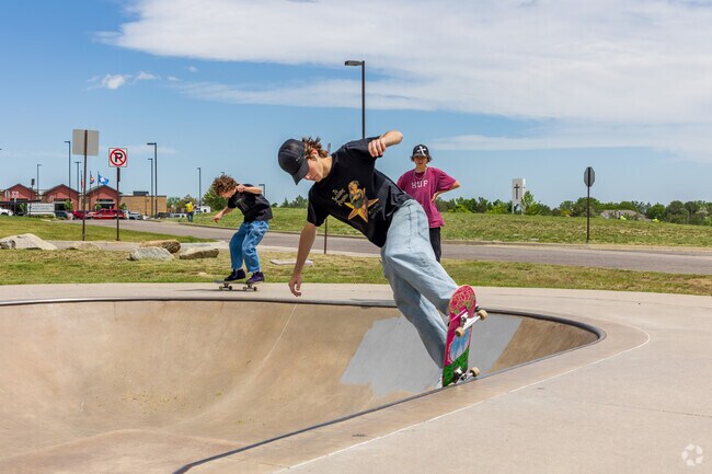 Skylake Ranch residents are just a short drive from Carpenter Park, home to a 21,000 sq. ft. skatepark and seasonal ice skating during WinterFest.