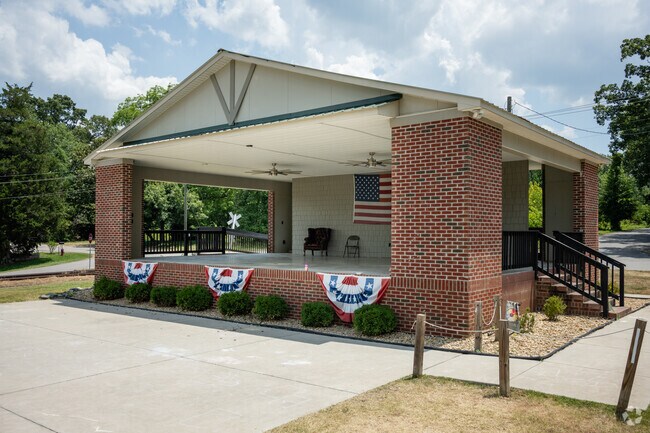 The Robbins Greenspace is used for performances near Grassy Creek.