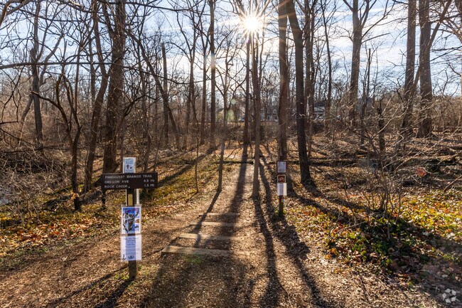 Surround yourself with nature at Pinehurst Parkway Park in Barnaby Woods.